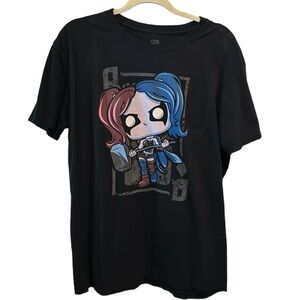 Funko Pop Tees DC Harley Quinn Black Tshirt